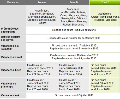 PONT DE L'ASCENSION: CALENDRIER SCOLAIRE MODIFIE !